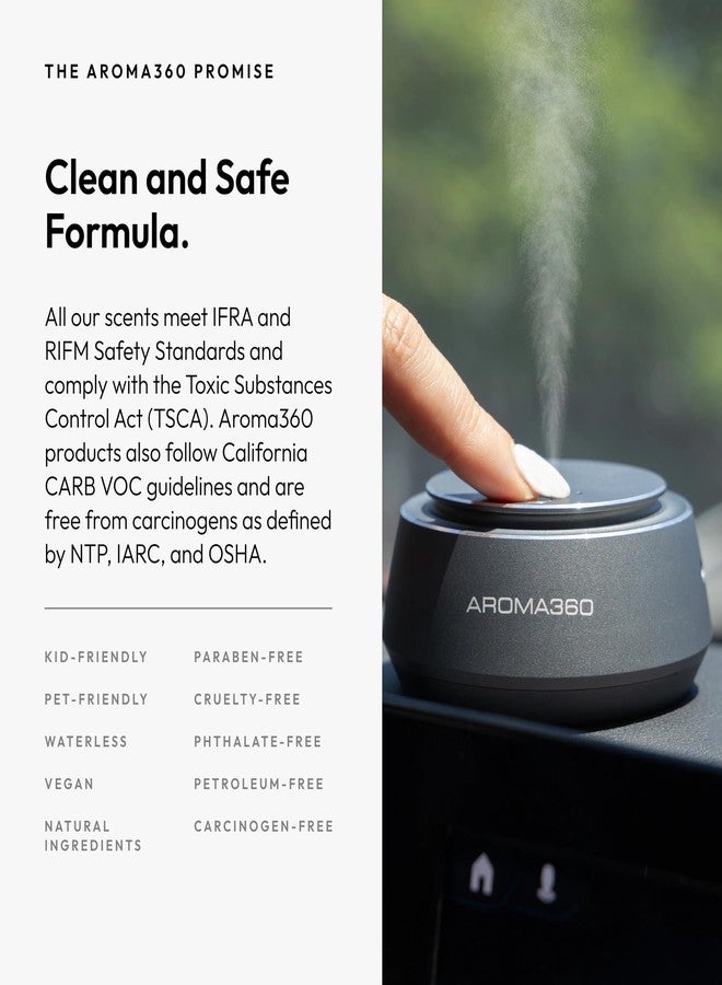 Aroma360 - Smart Car Diffuser Oil - Black Velvet - Premium Car Air Freshener Cartridge - Zesty Citrus, Black Fig, & Floral Rose - Essential Oils - Vegan - Aromatherapy - Cars, Trucks, SUVs, RVs & More - Image 5